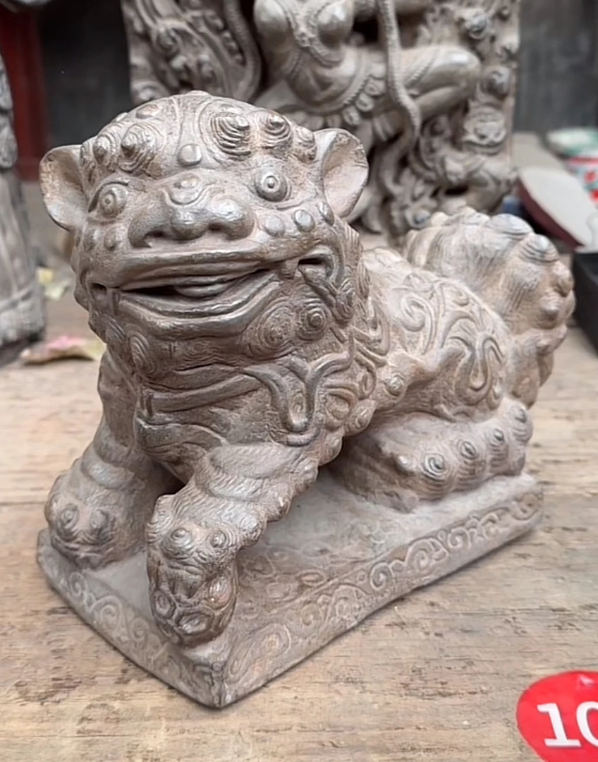 高端复古狮子摆件