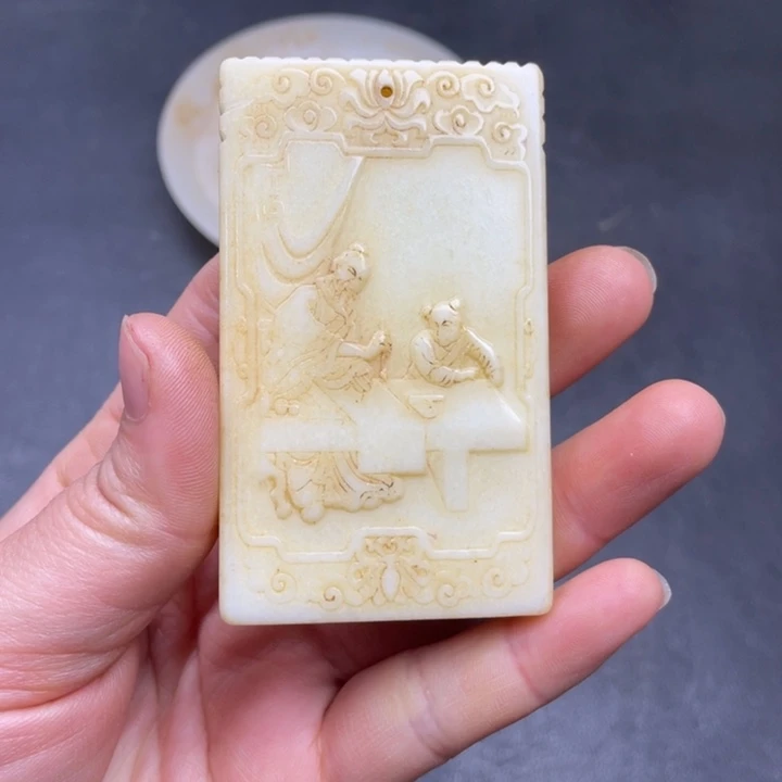 吊坠白玉菩提摆件