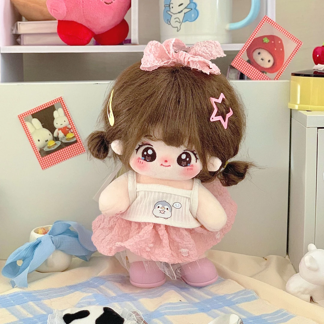 【娃裙】正版20cm厘米棉花娃娃裙子可换装玩偶娃衣可爱女孩礼物套装
