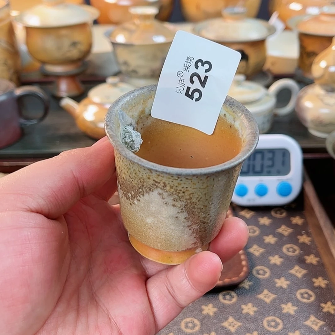 【闪购商品】沁庐柴窑古法柴烧手工茶具