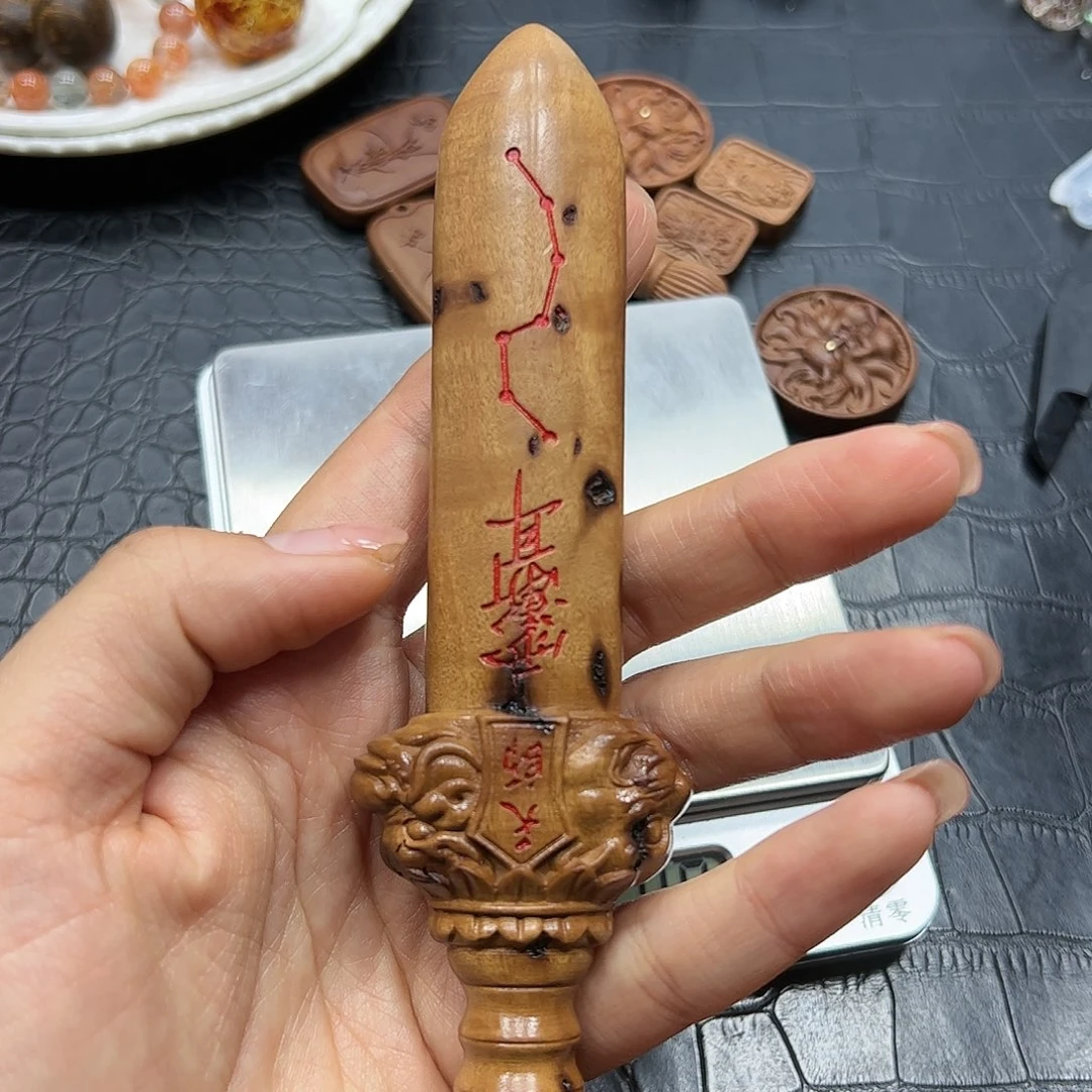 银S925镶嵌手链烟晶剑