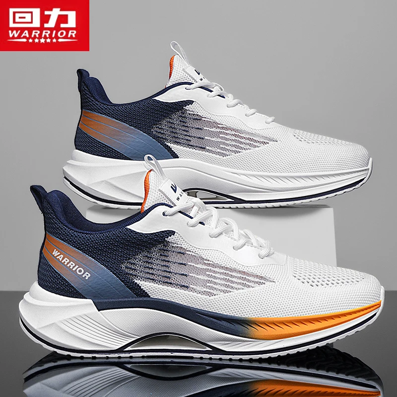回力跑步运动鞋冬季透气2025爆款新款男士休闲男舒适软底网面鞋子
