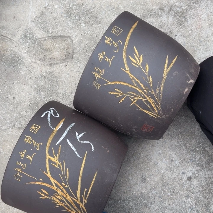 花盆紫砂紫砂的花