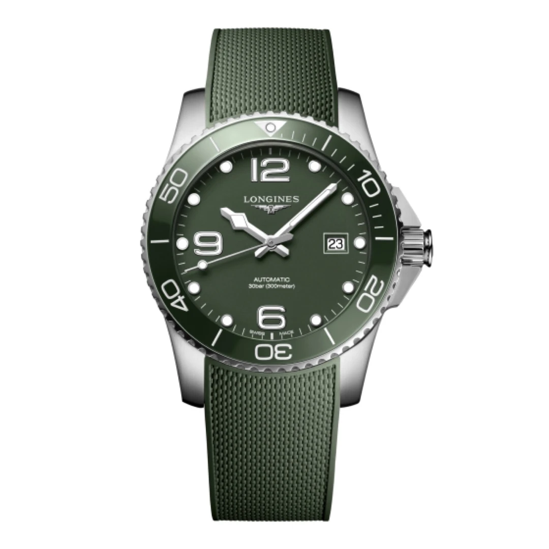 95新 Longines/浪琴 亚虎2/康卡斯781/男士运动腕表/表径41mm
