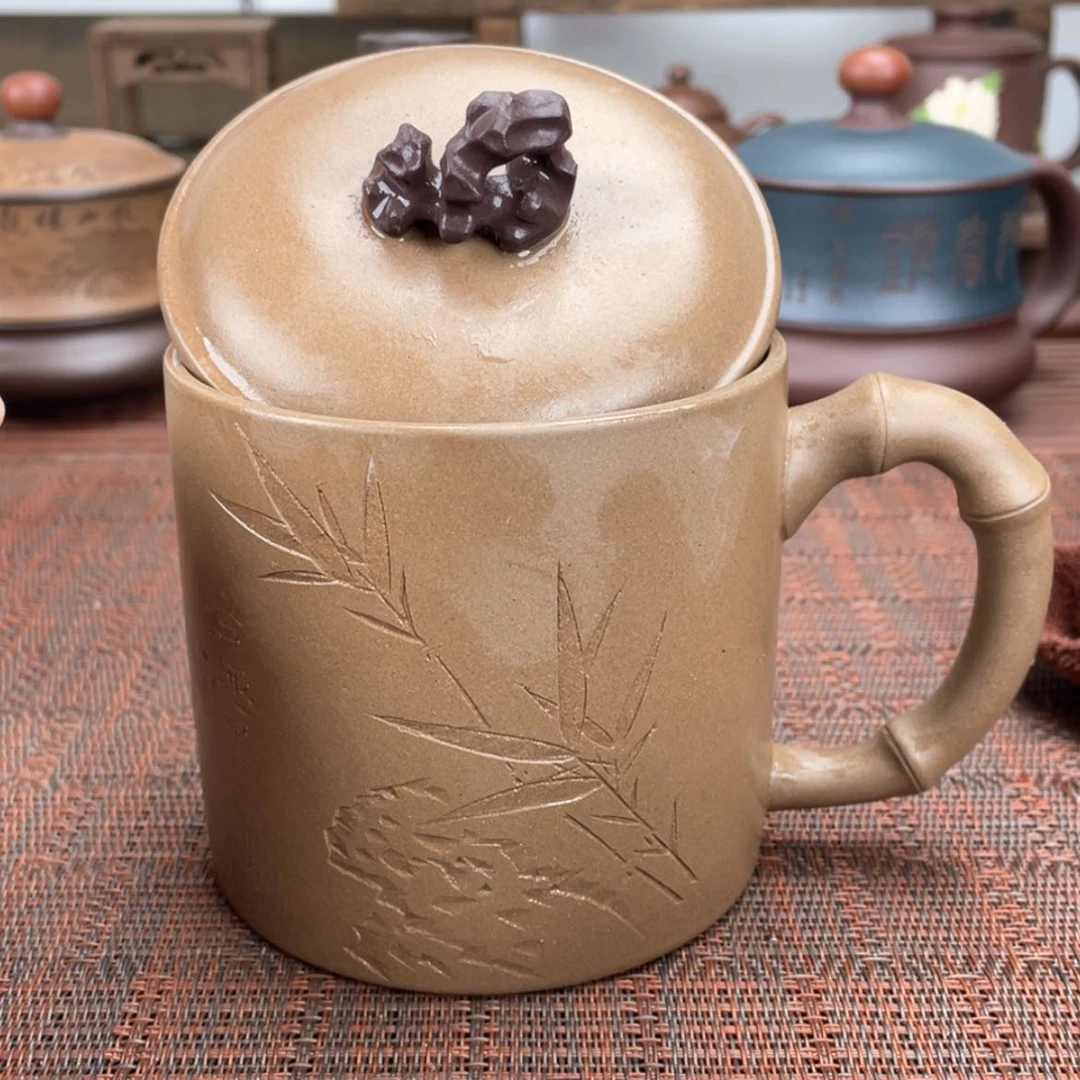 【闪购商品】紫砂茶杯原矿紫砂盖杯微瑕