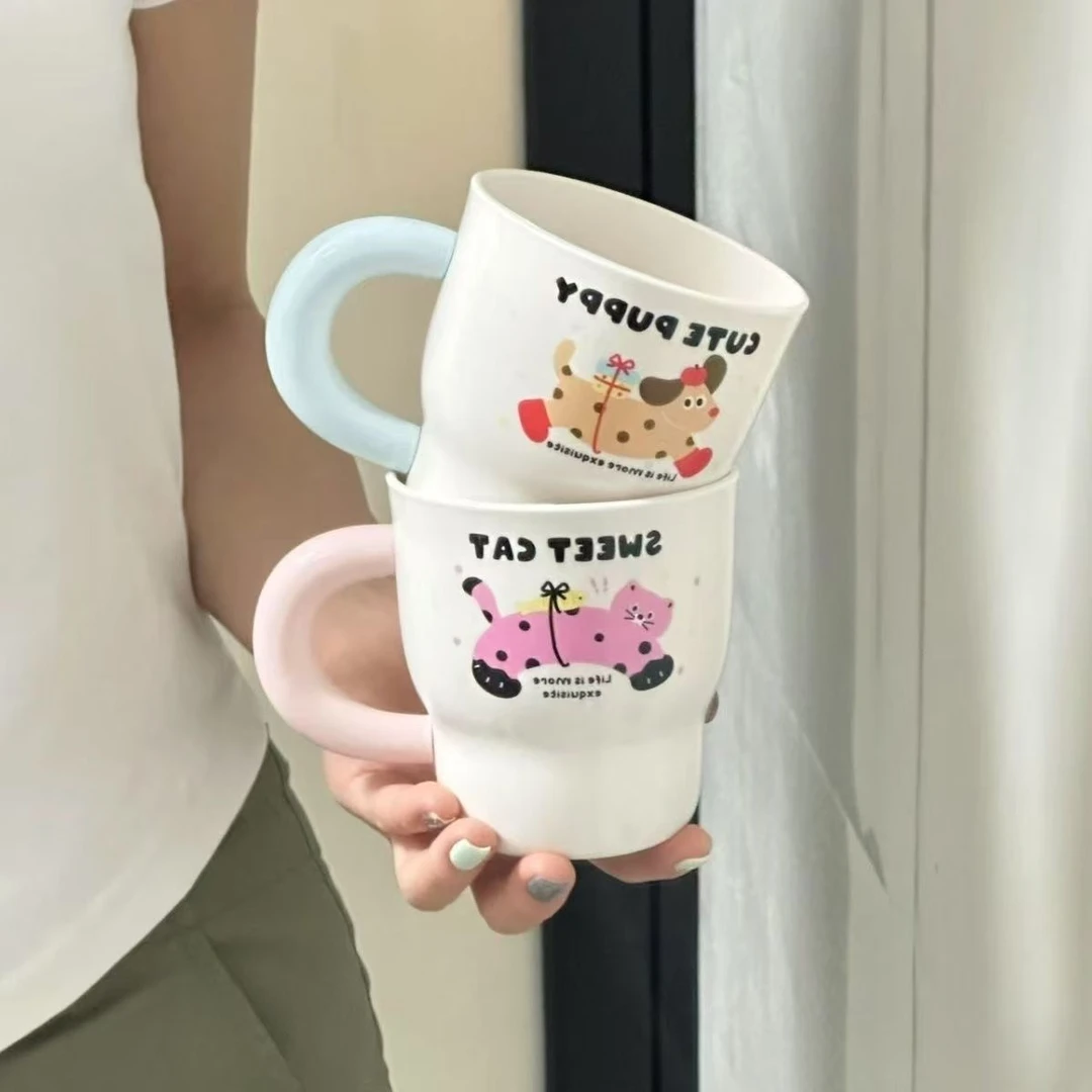 漱口杯牙杯可爱情侣高颜值创意儿童家用卡通刷牙杯子洗漱学生宿舍