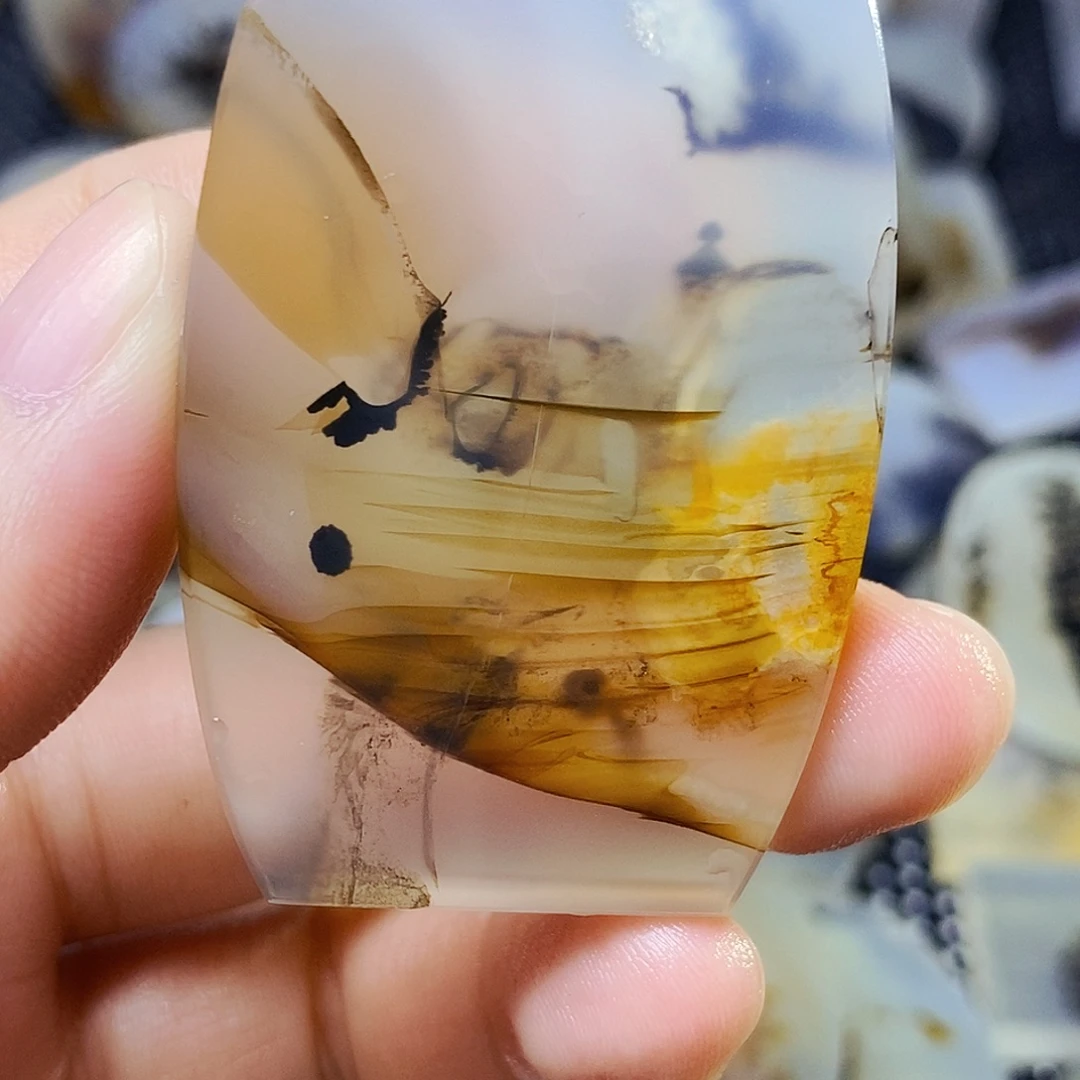 未镶嵌玛瑙/玉髓珠宝半成品