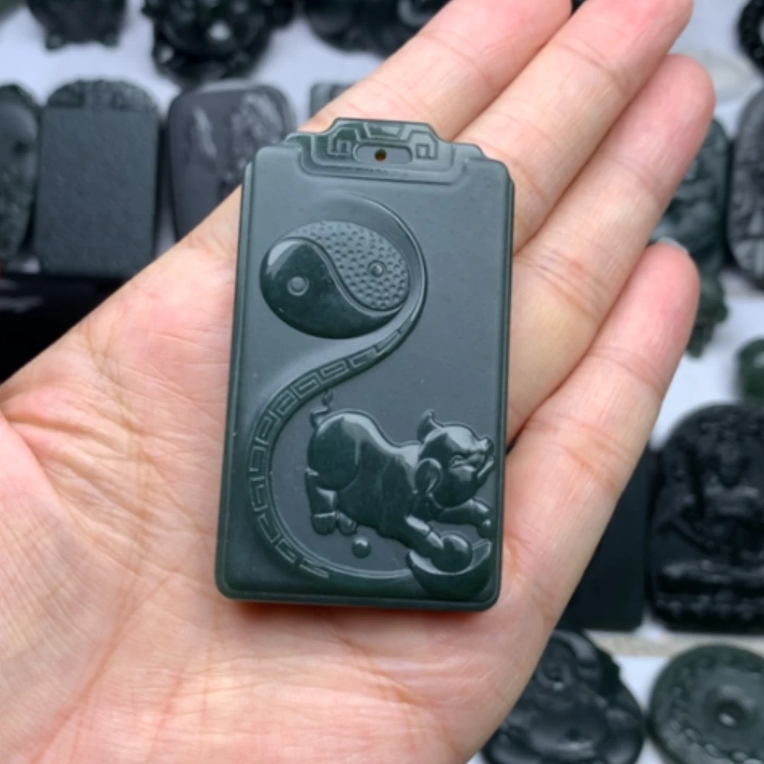 【闪购商品】和田玉未镶嵌颈饰双面雕刻