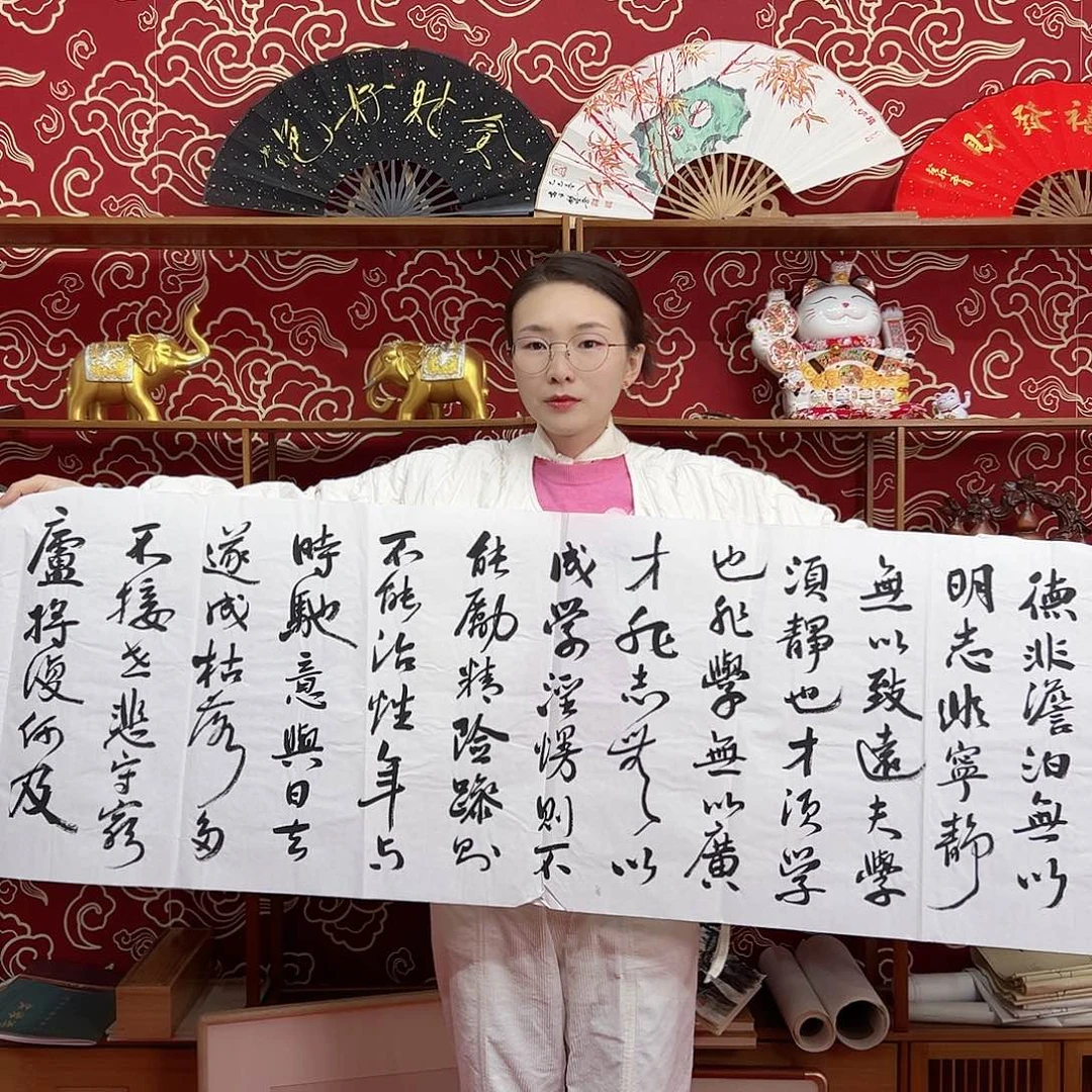 书法书法10寸 手写手绘 头青竹子 默认粘好