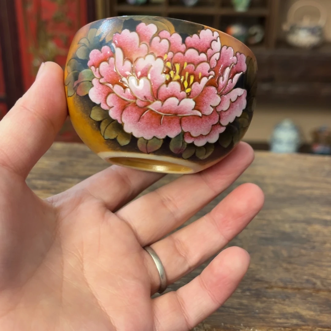 柴烧手工手绘陶瓷