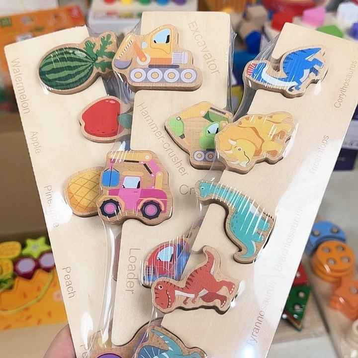 木立体实木认知板