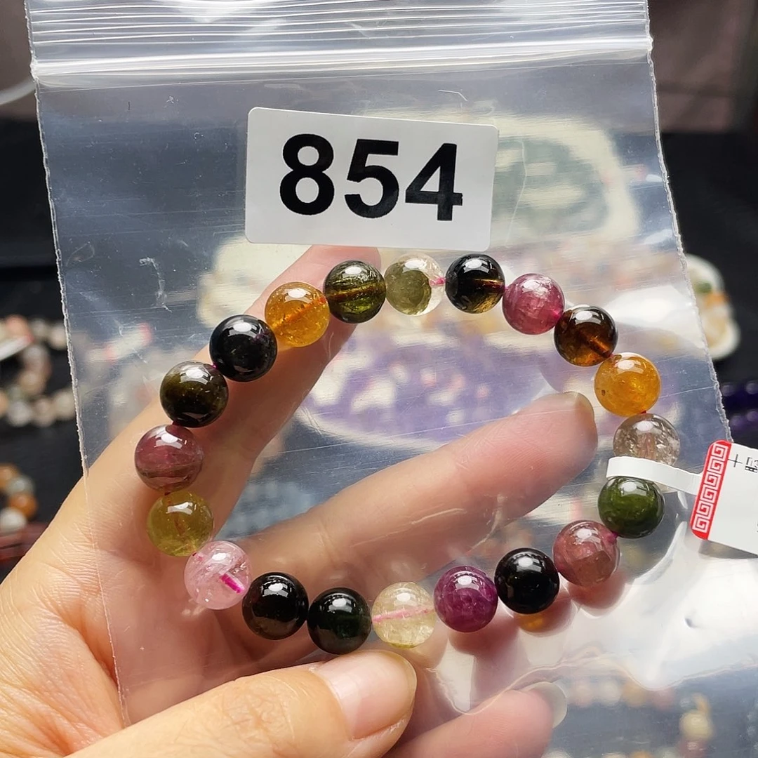 未镶嵌手串854。 碧玺