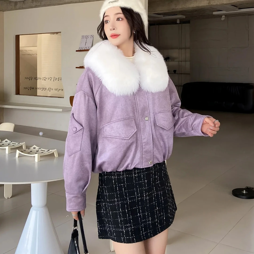 孤品单件派克服皮羽绒对应数字下单领加厚冬季女士