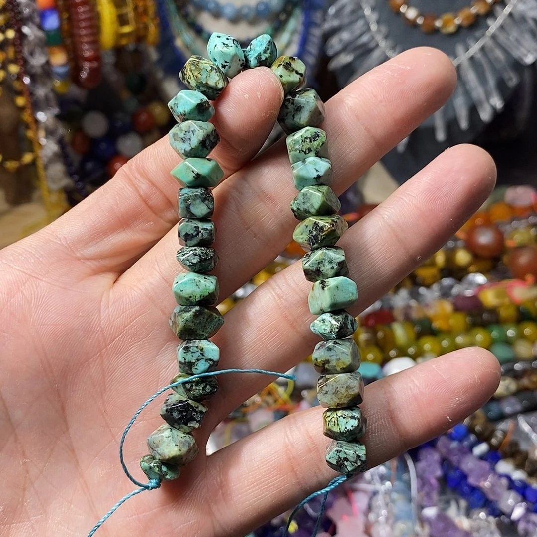 石英质玉未镶嵌，非洲松冲角10mm，