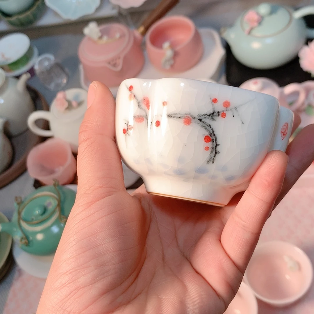 【闪购商品】瓷片陶瓷手工茶具直播价格