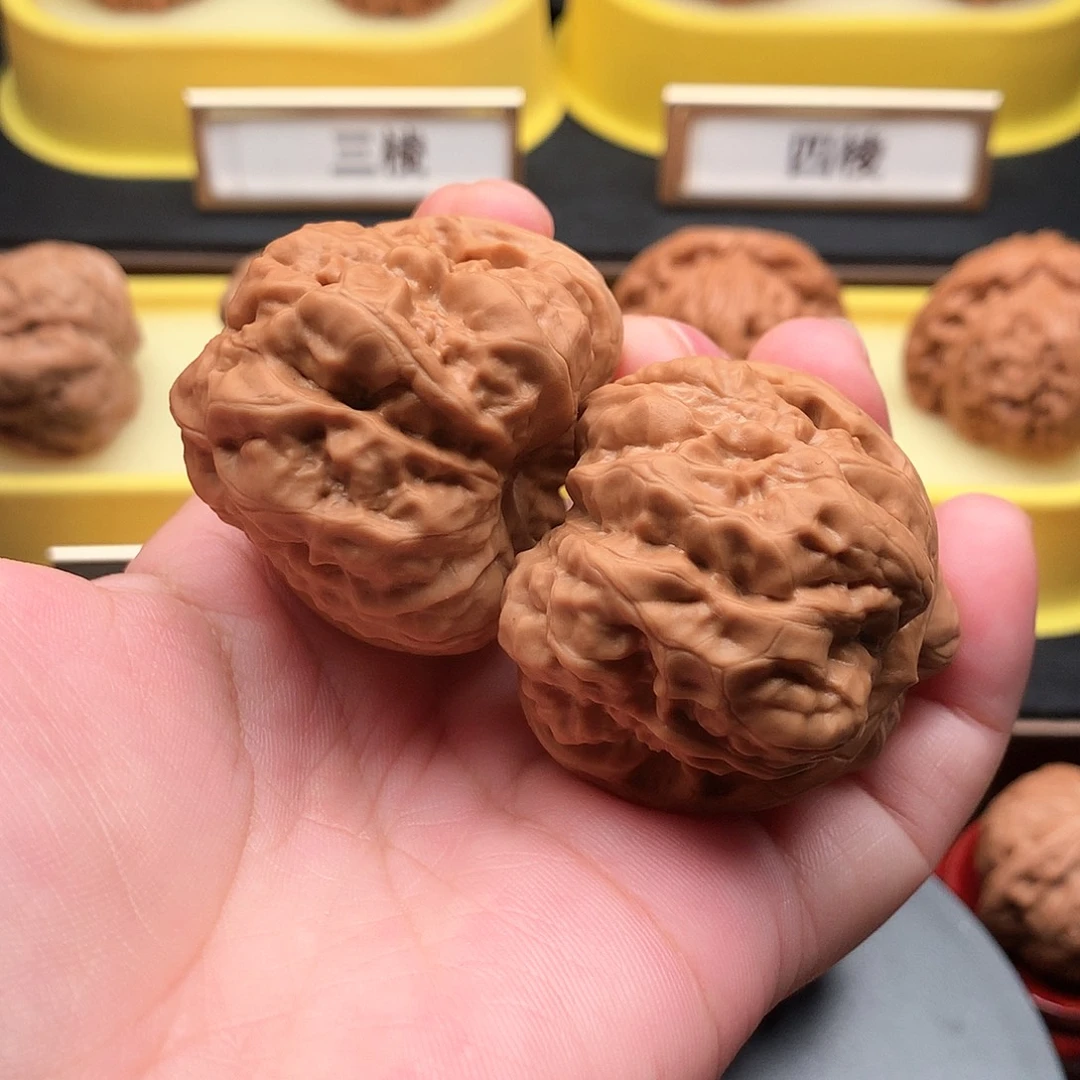 吊坠文玩核桃394号蛤蟆头肚45边40