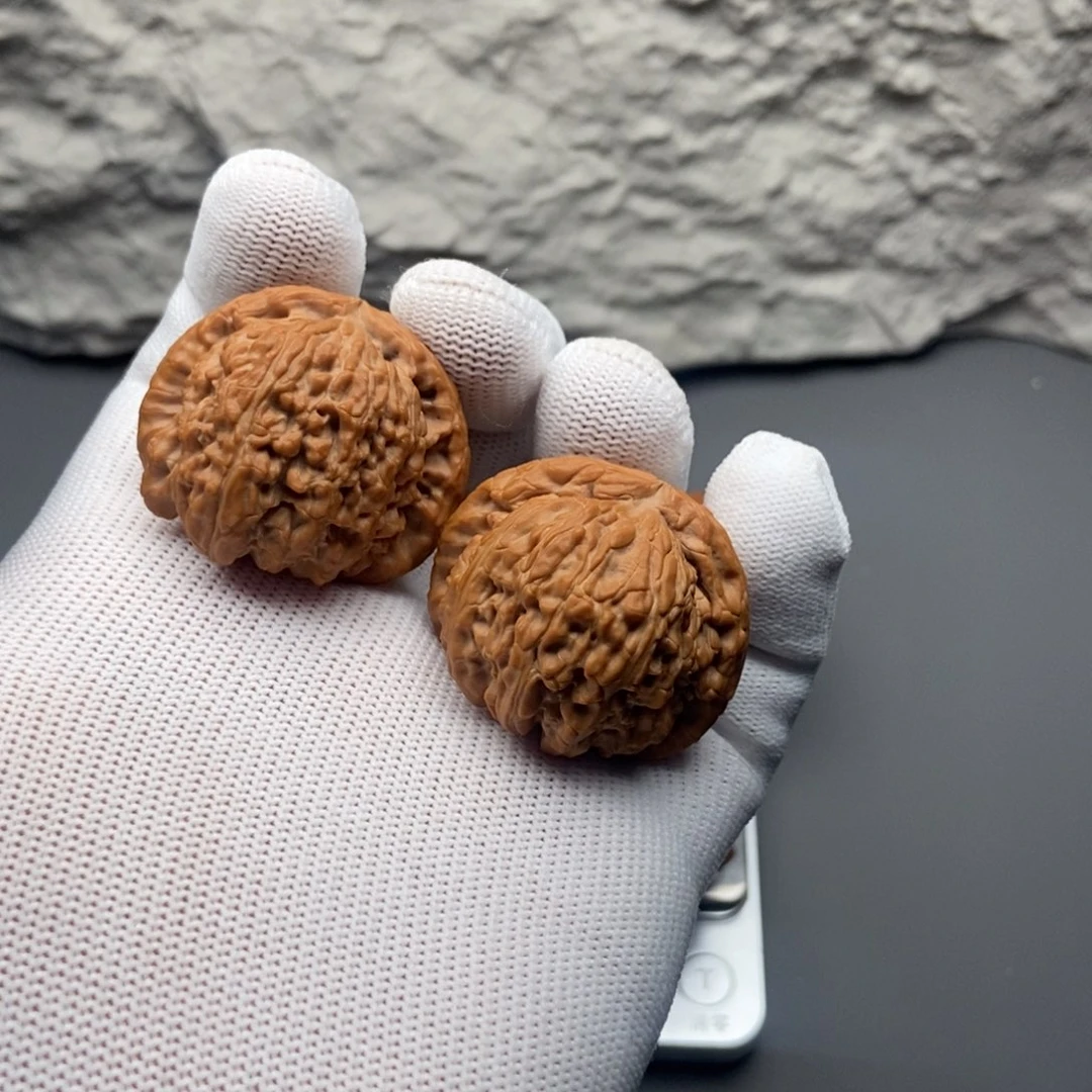 成***风吊坠文玩核桃38白狮子