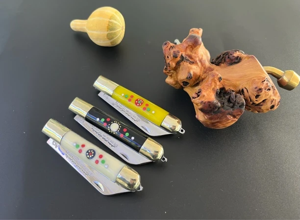 英吉沙纯手工折叠刀《未开刃》