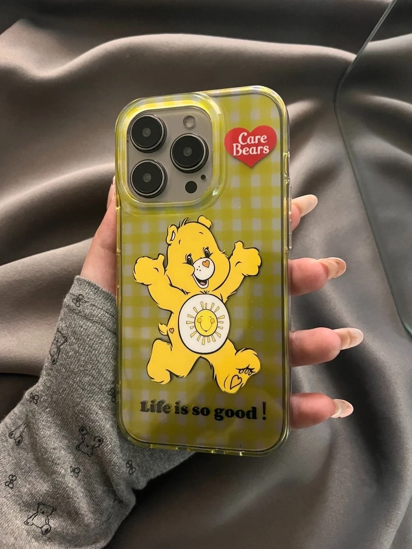 张手小熊适用iphone16pro手机壳12苹果13/14/15小米vivo华为oppo