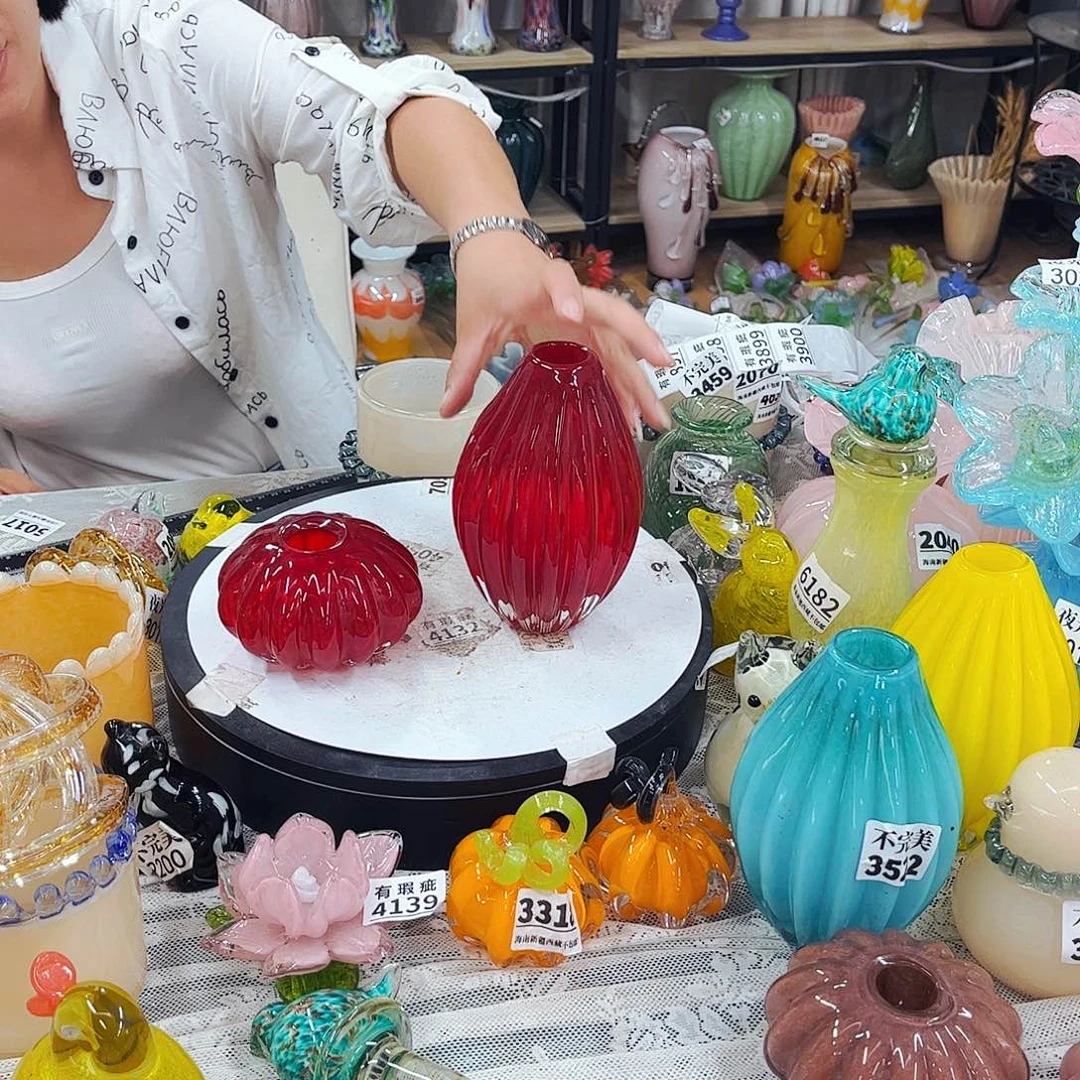 2瓶 家悦琉璃工艺品不完美