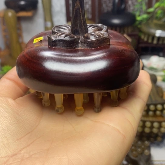 福利款紫檀柿子羊角按摩