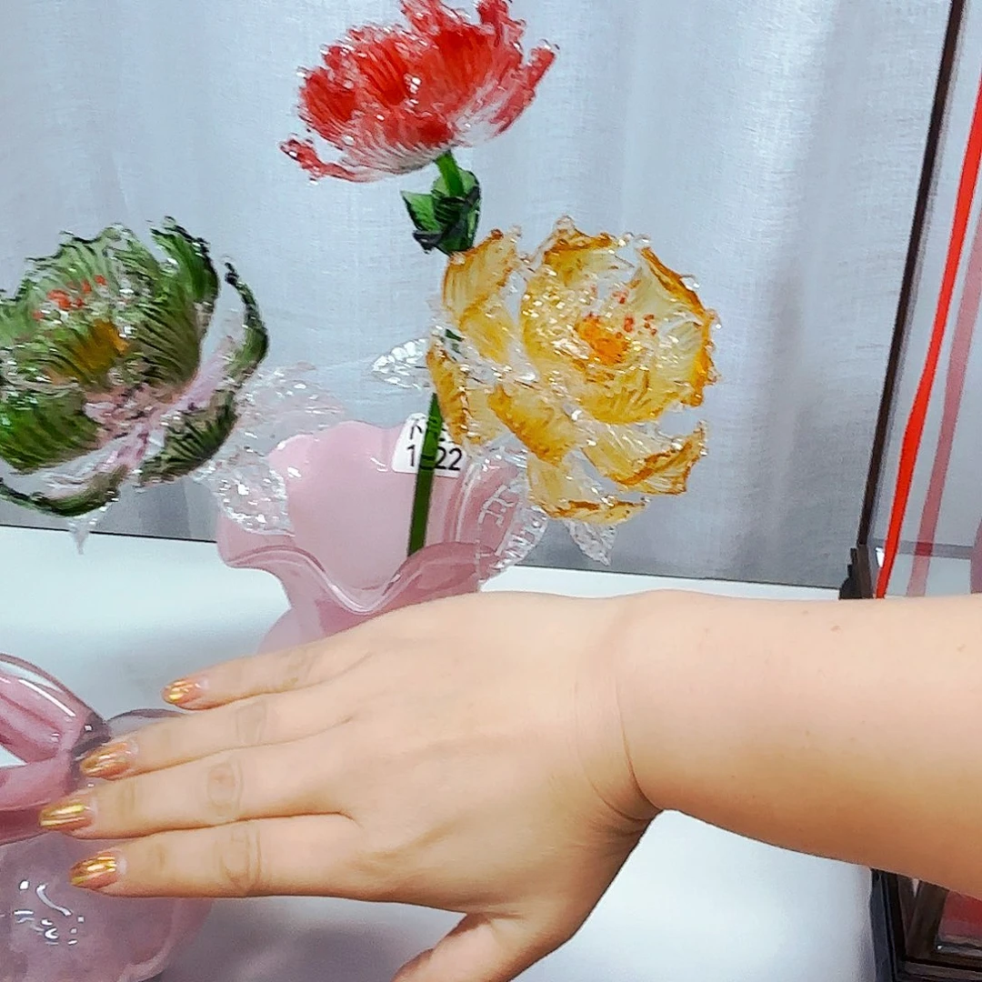 如***姐3支花安妮家花瓶摆件