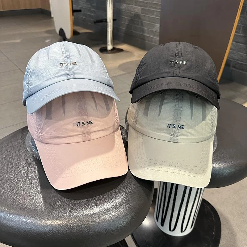 【JTG&SHOES官方正品】鸭舌帽its me网红字母夏季百搭轻薄 干棒球帽