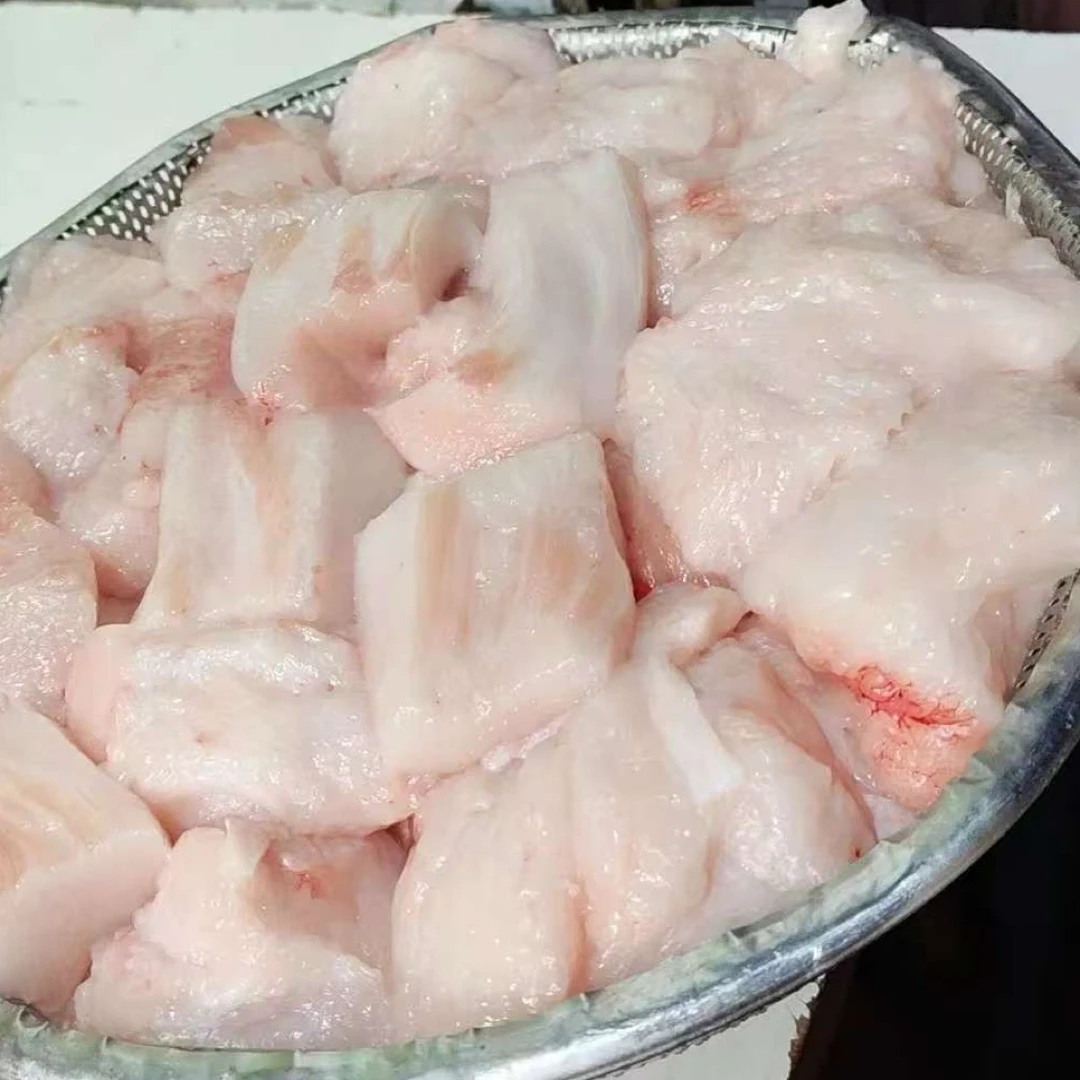 四川农户粮食黑猪。【肥肉】