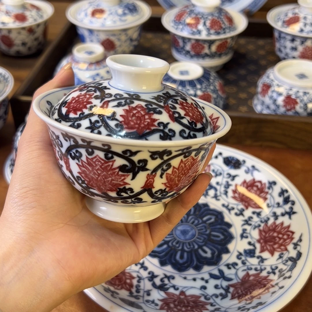 盖碗景德镇茶器百宝箱