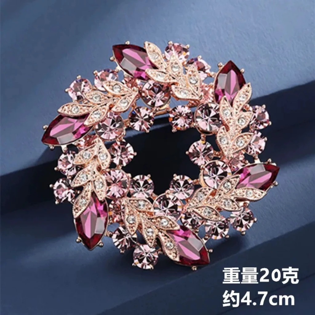 合金胸针 【紫气东来】紫荆花胸针高级感配饰高档礼物2025最新款