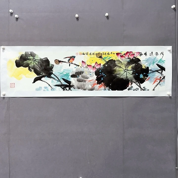 国画亲笔手绘放心去藏
