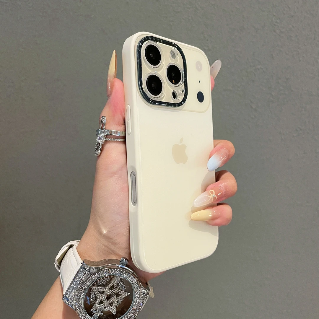 新款渐变晕染苹果17大视窗适用iPhone16手机壳15promax情侣14磨砂