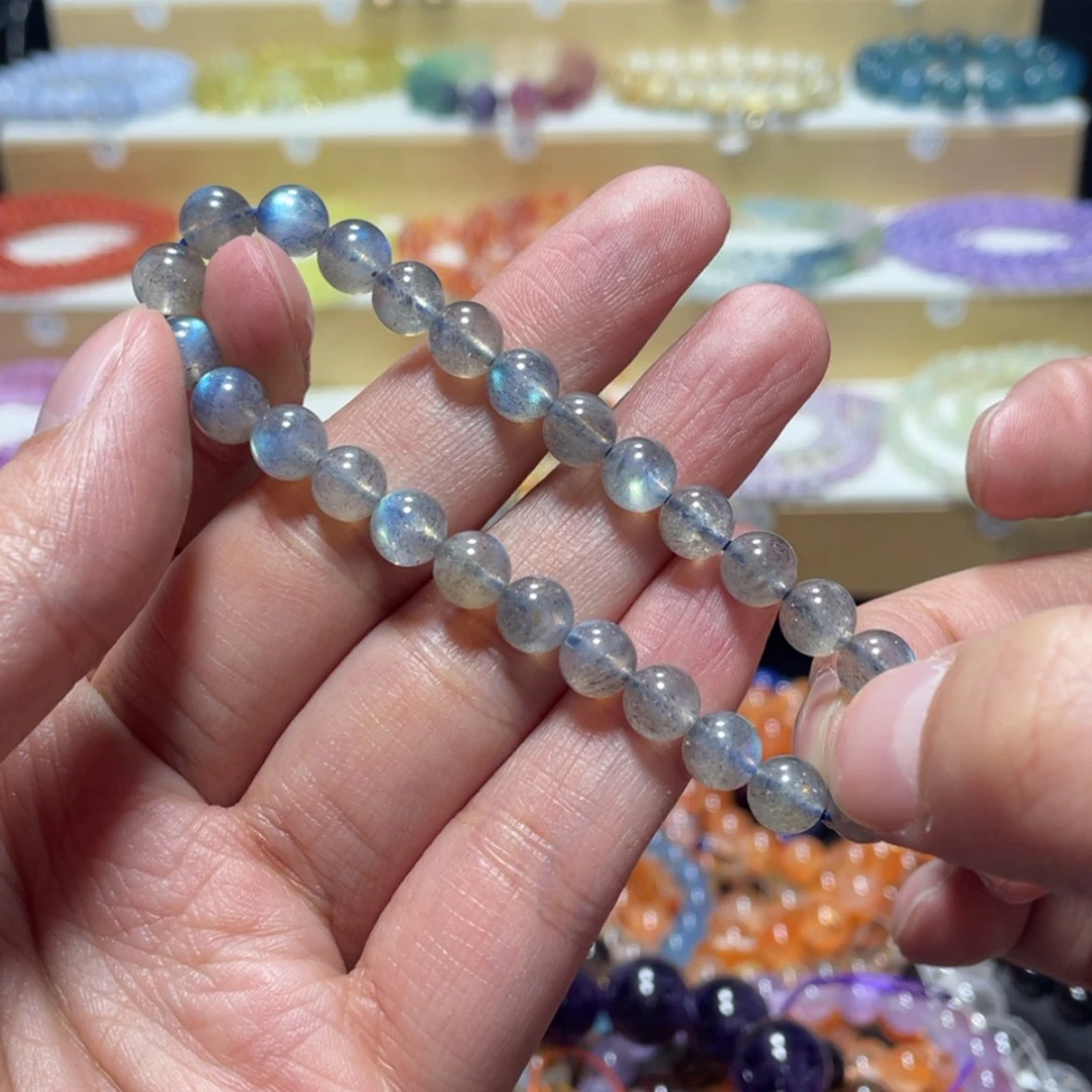 【闪购商品】水晶手串银S800镀金镶嵌聆*.