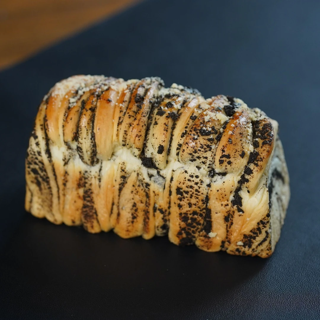 黑芝麻全麦吐司欧包下午茶零食 健康轻食