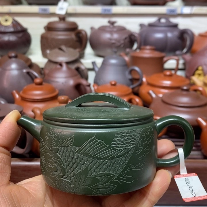 茶壶紫砂微瑕处理一把