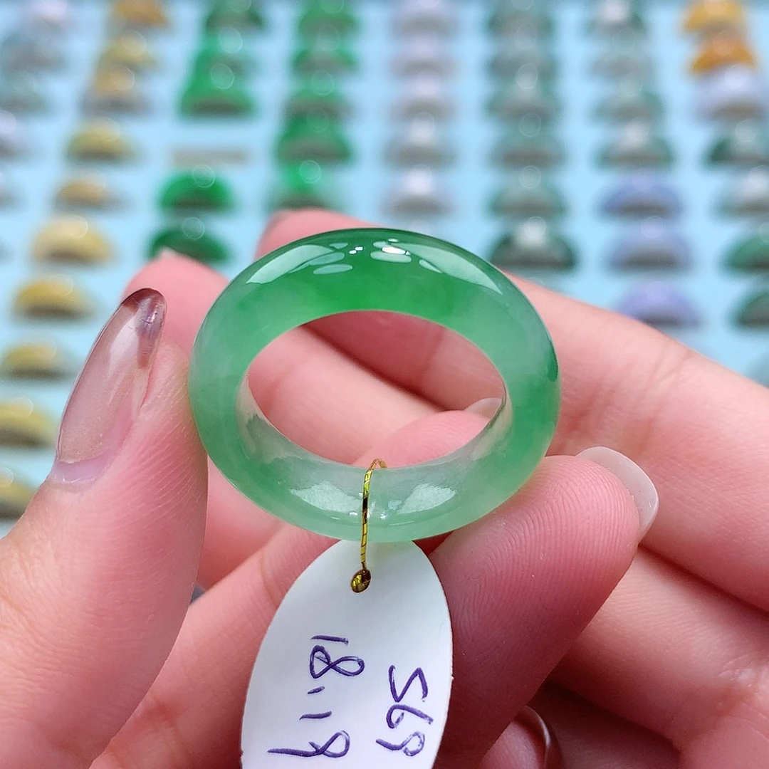 未镶嵌戒指翡翠1819圈