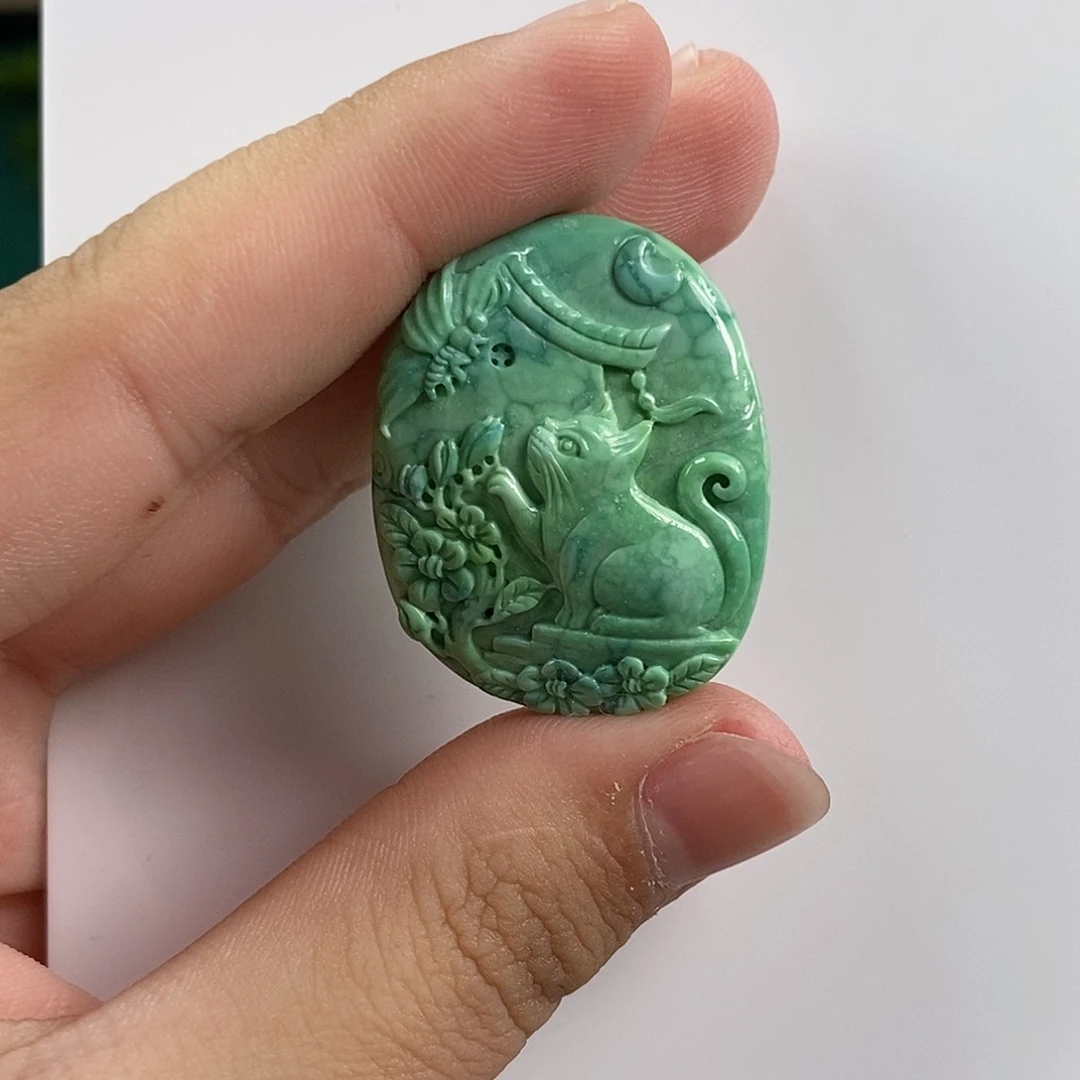 绿松石珠宝奇石未镶嵌