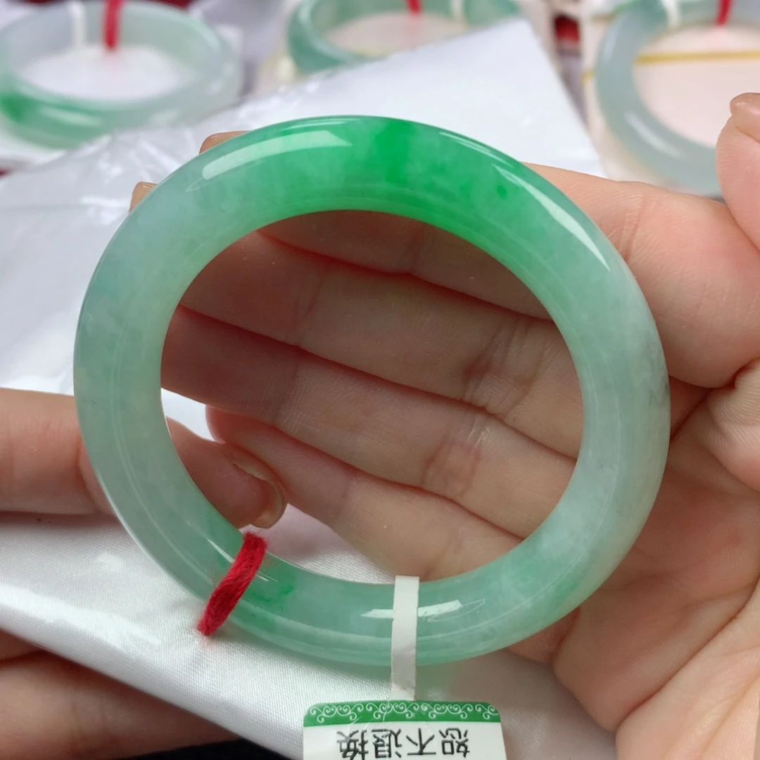未镶嵌手镯翡翠缅甸天然翡翠50圈
