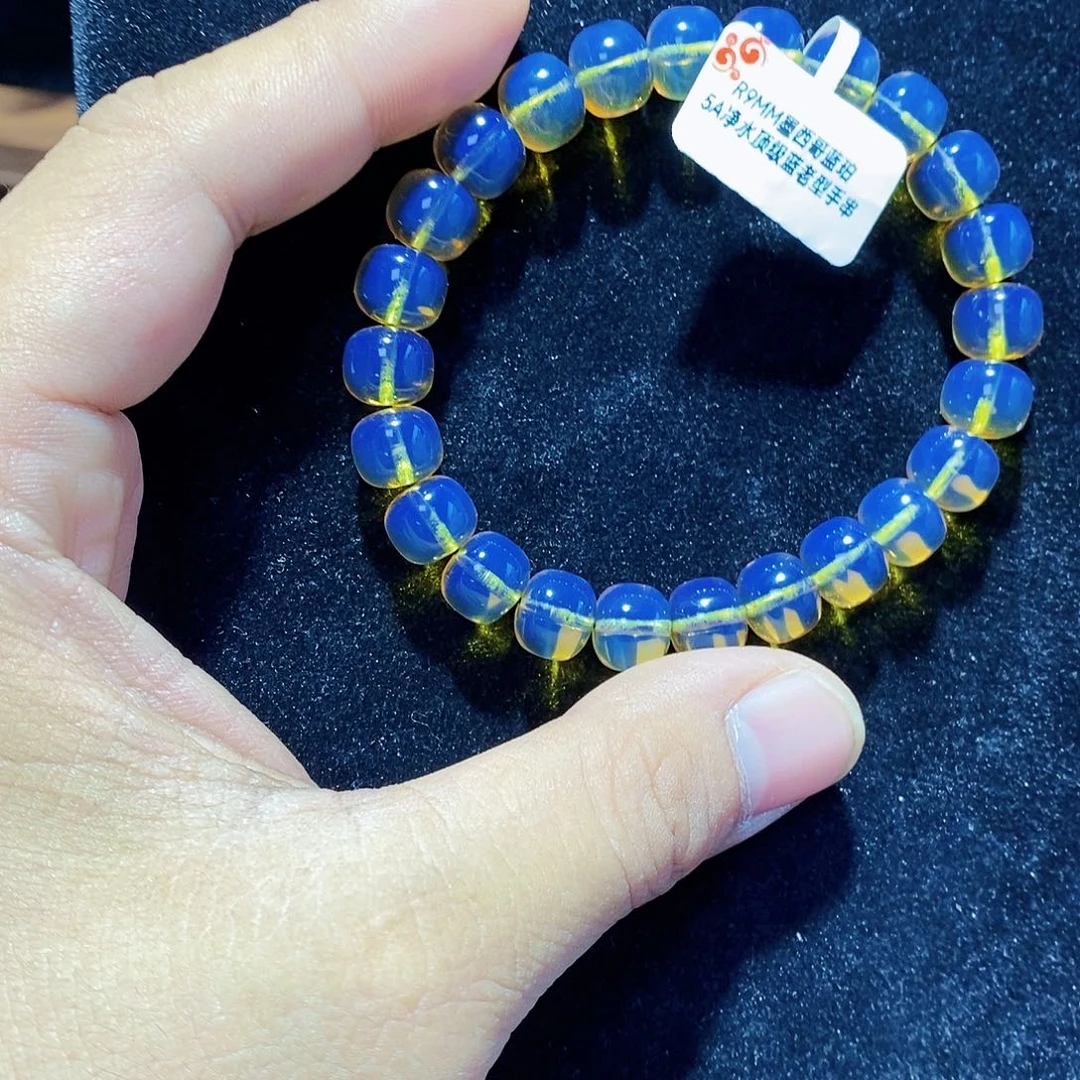 蓝珀未镶嵌珠宝奇石老型9