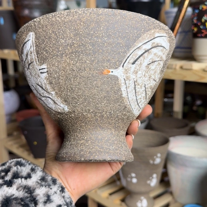 费***店景德镇桌面陶瓷花盆