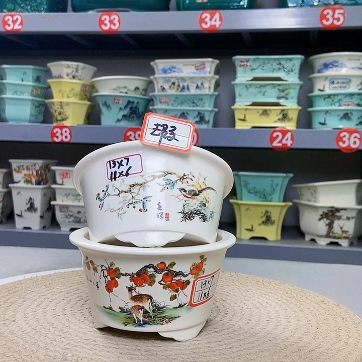紫砂花瓶紫砂花盆