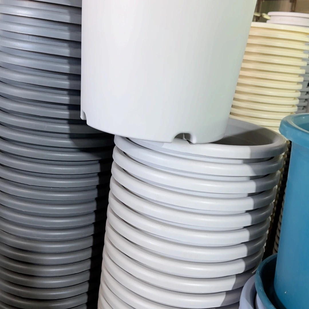 树脂四季9#无拖灰白4个