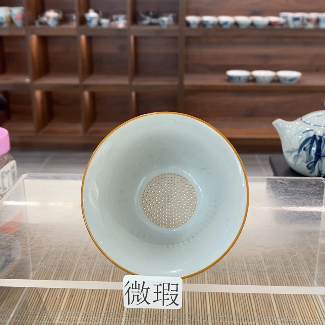 釉下彩老陶泥手工绘制