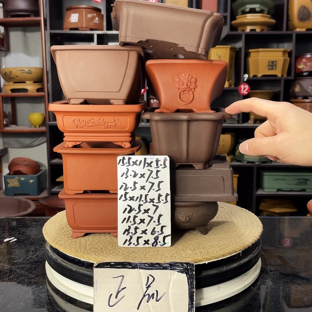 D-盆尚好紫砂花盆