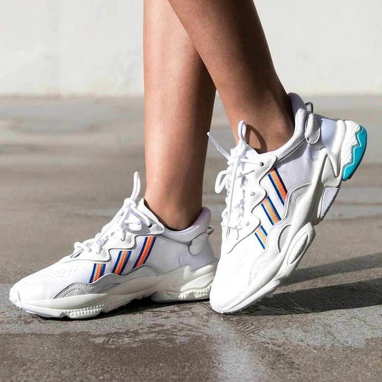 （断码处理）阿迪达斯三叶草女子防滑耐磨经典运动休闲老爹鞋EF4290