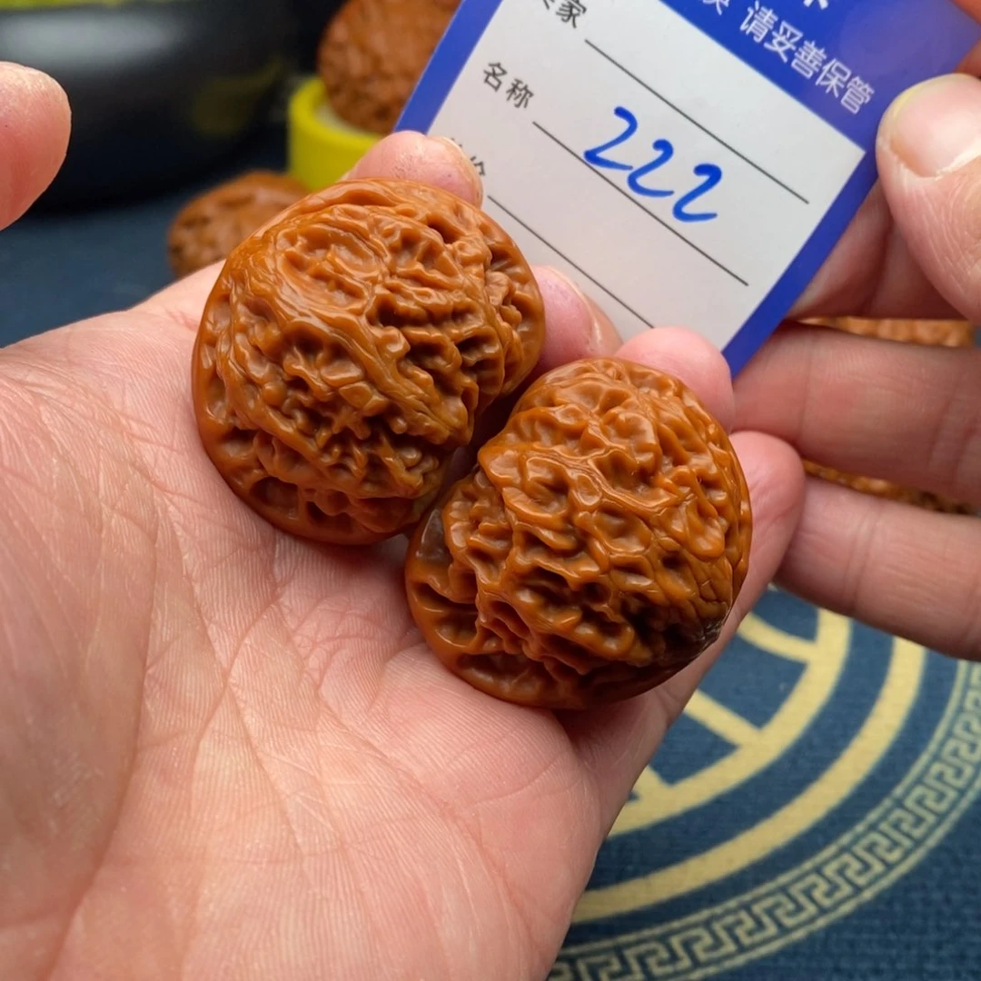 文玩核桃把件宫灯40