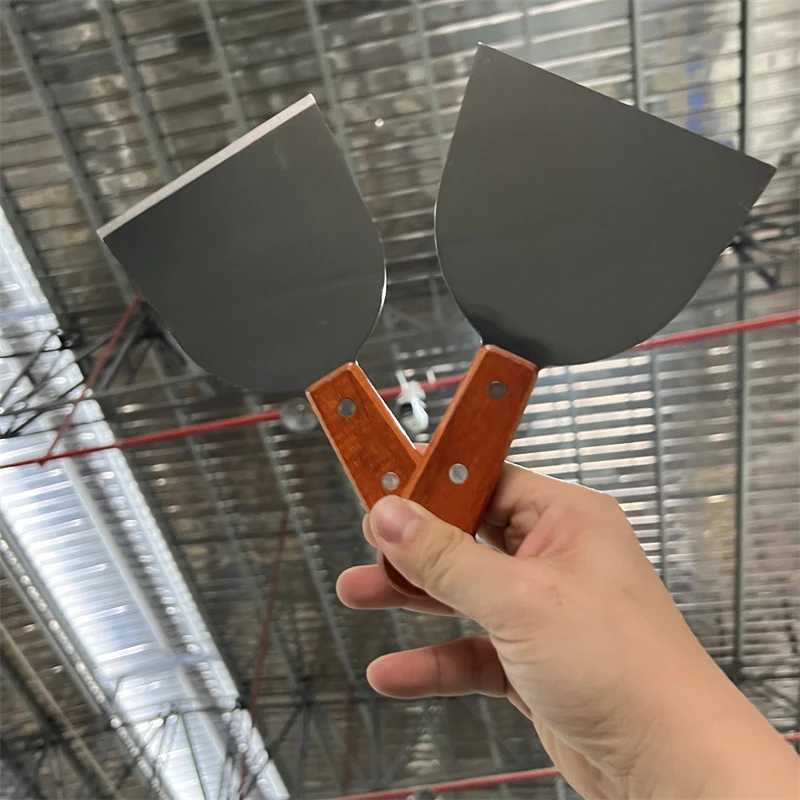 烘焙煎饼工具不锈钢油饼煎铲披萨平铲牛排压铲手抓饼大铲子包邮