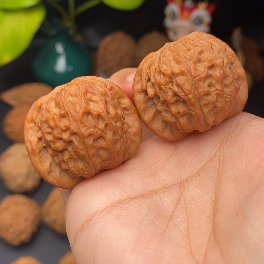 把件文玩核桃高尔夫全品36.5