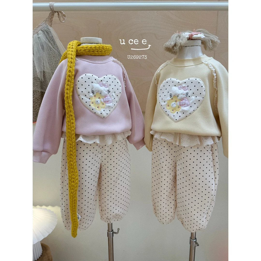釉兮·25冬～爱心波点两件套269273（汉服童装）