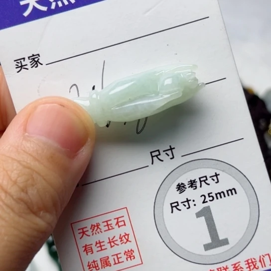 翡翠颈饰未镶嵌佛手